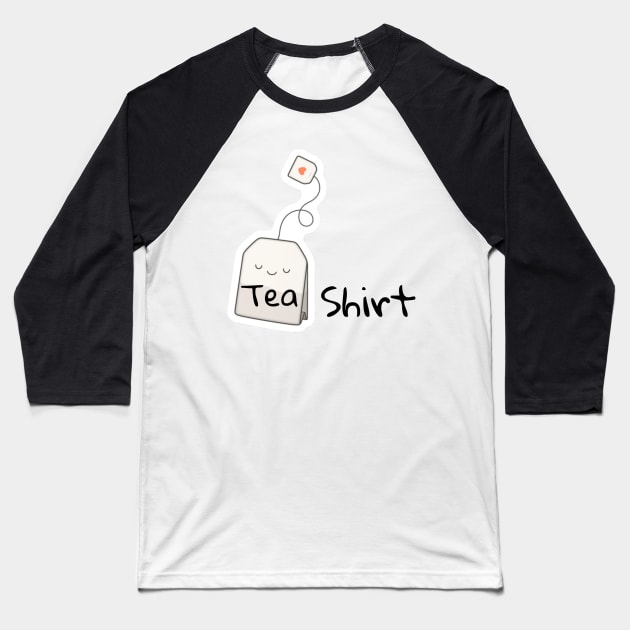 Tea shirt funny design Baseball T-Shirt by Byreem